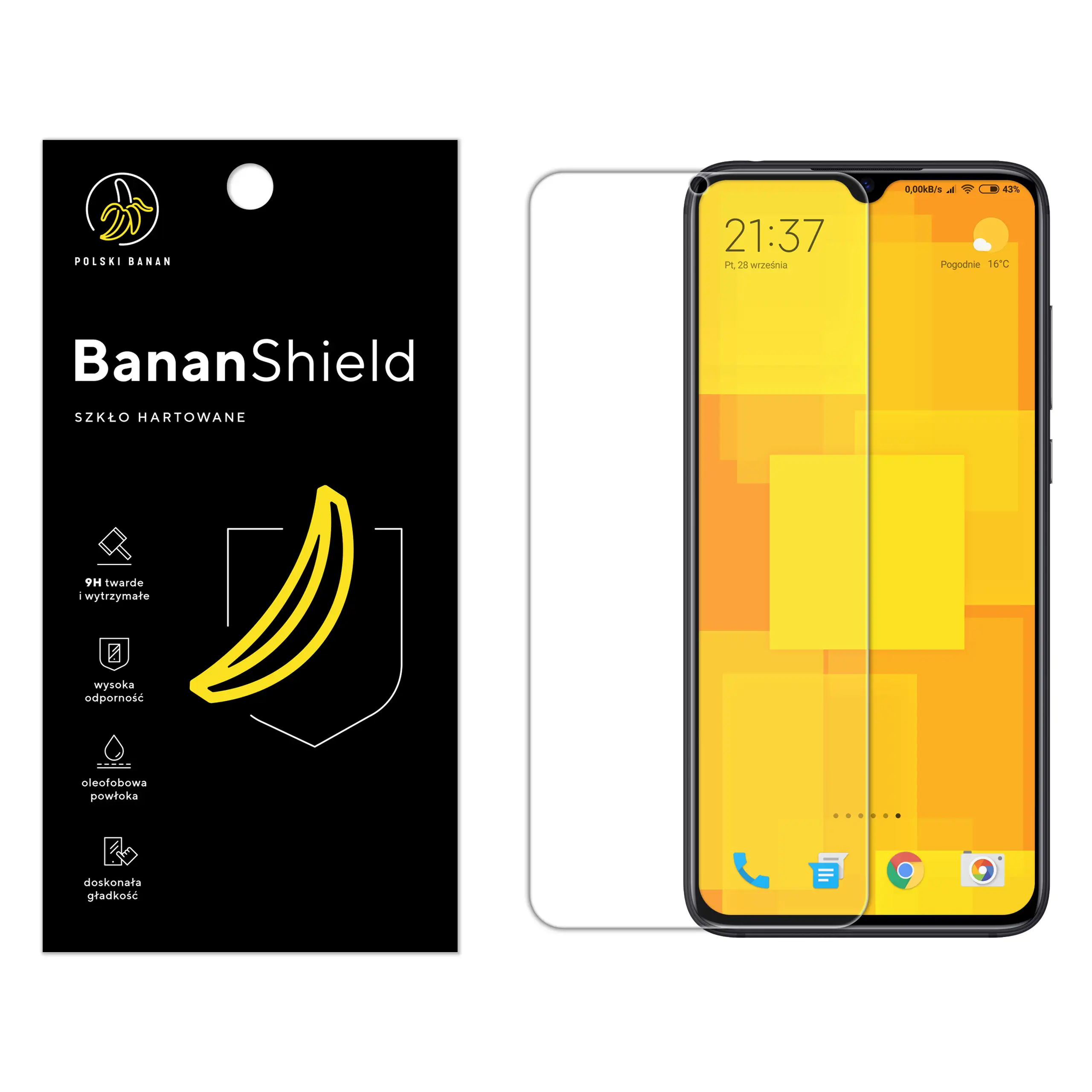 Szkło hartowane Polski Banan BananShield do Xiaomi Mi 9 Lite